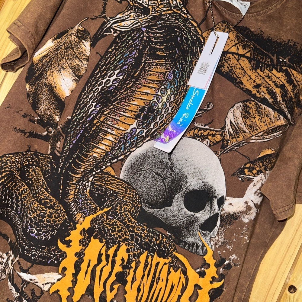 Brown Graphic Short Sleeve Tee - Picture 2 of 4